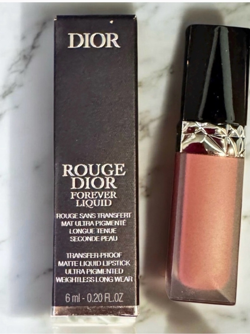 Rouge Dior Forever Liquid Transfer-Proof Lipstick Nude taupe
